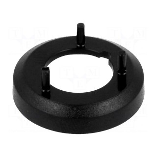 Nut cover | ABS | black | push-in | Ø: 19.3mm | Application: A2516,A2616