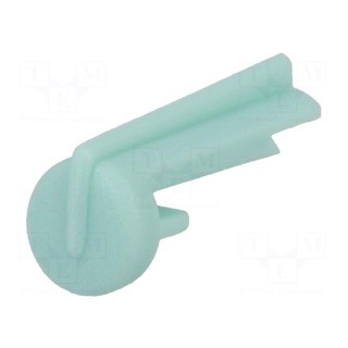 Pointer | plastic | aquamarine | push-in | Application: A10