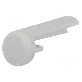 Pointer | plastic | grey | push-in | Application: A10 | Shape: pin