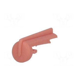 Pointer | plastic | pink | push-in | Application: A10 | Shape: arrow