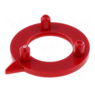 Pointer | polyamide | red | 15mm | -20÷70°C | G15