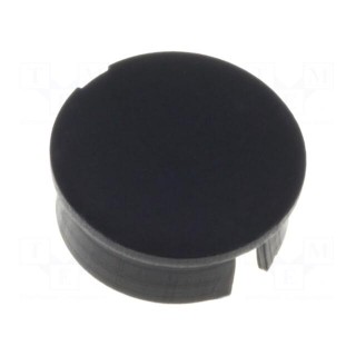 Cap | black | Mounting: push-in | plastic | G355.41