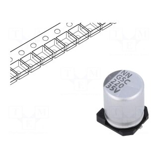 Capacitor: electrolytic | SMD | 220uF | 35VDC | ±20% | -55÷105°C | 2000h