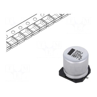 Capacitor: electrolytic | SMD | 220uF | 35VDC | 10x10x10.5mm | ±20%