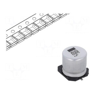 Capacitor: electrolytic | SMD | 330uF | 25VDC | 10x10x10mm | ±20%