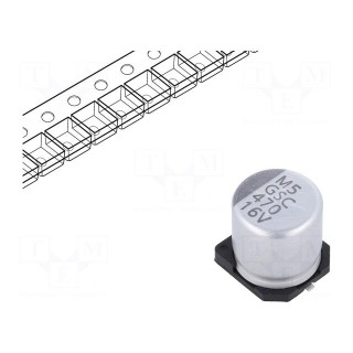 Capacitor: electrolytic | SMD | 470uF | 16VDC | ±20% | -55÷105°C | 2000h