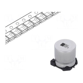 Capacitor: electrolytic | SMD | 680uF | 50VDC | 16x16x16mm | ±20%