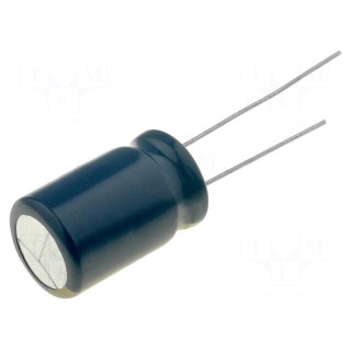 Capacitor: electrolytic | low ESR | THT | 1000uF | 63VDC | Ø16x31.5mm