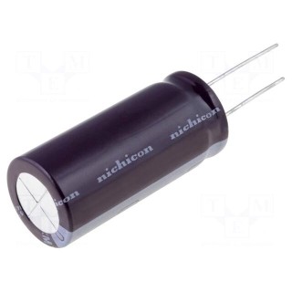 Capacitor: electrolytic | low ESR | THT | 6800uF | 25VDC | Ø18x40mm