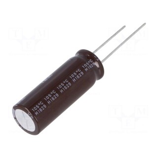 Capacitor: electrolytic | low impedance | THT | 680uF | 50VDC | ±20%