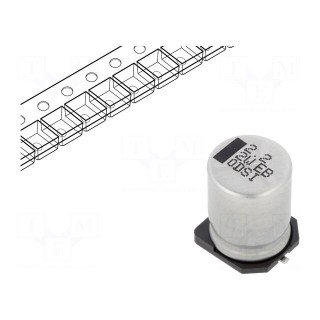 Capacitor: electrolytic | SMD | 2.2uF | 450VDC | Ø10x13.5mm | ±20% | G13