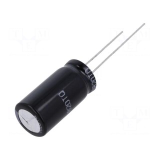 Capacitor: electrolytic | THT | 2000uF | 25VDC | Ø12.5x25mm | Pitch: 5mm