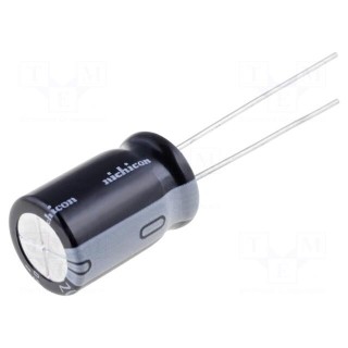 Capacitor: electrolytic | THT | 1uF | 200VDC | Ø6.3x11mm | Pitch: 2.5mm