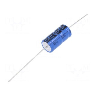 Capacitor: electrolytic | THT | 4.7mF | 10VDC | Ø15x30mm | ±20% | 8000h