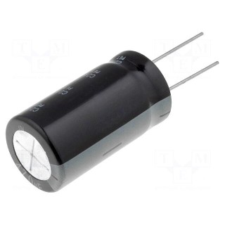 Capacitor: electrolytic | THT | 470uF | 200VDC | Ø22x41mm | Pitch: 10mm