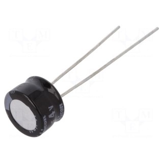 Capacitor: electrolytic | THT | 470uF | 4VDC | Ø8x5mm | Pitch: 2.5mm