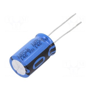 Capacitor: electrolytic | THT | 470uF | 50VDC | Ø12.52mm | Pitch: 5mm