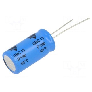 Capacitor: electrolytic | THT | 470uF | 50VDC | Pitch: 5mm | ±20% | 2000h
