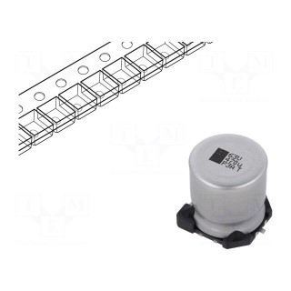 Capacitor: electrolytic | SMD | 470uF | 63VDC | 16x16x16mm | ±20% | 5000h