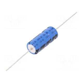 Capacitor: electrolytic | THT | 220uF | 40VDC | Ø10x25mm | ±20% | 4000h