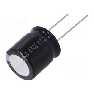 Capacitor: electrolytic | THT | 68uF | 200VDC | Ø18x20mm | Pitch: 7.5mm