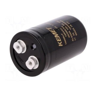 Capacitor: electrolytic | 10mF | 100VDC | Ø51x82mm | Pitch: 22.2mm