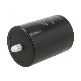 Capacitor: electrolytic | 3300uF | 400VDC | Ø77x105mm | Leads: screw