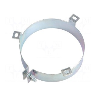 Mounting clamp | horizontal | for large capacitors fastening