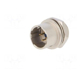 Connector: circular | HR10 | push-pull | socket | 2A | gold-plated | male