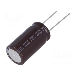 Capacitor: electrolytic | low ESR | THT | 33uF | 315VDC | Ø16x30.5mm