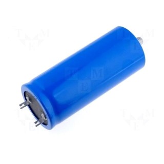 Capacitor: electrolytic | 10000uF | 40VDC | Ø35x50mm | Pitch: 10mm