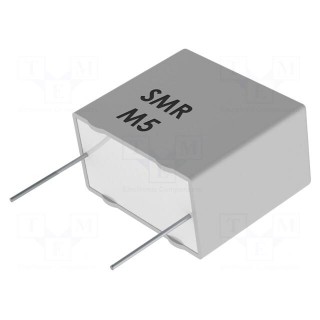 Capacitor: metallized PPS | 3.3uF | 15mm | ±5% | 18x7.5x14.5mm | 6V/μs