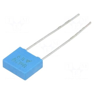 Capacitor: polyester | 10nF | 160VAC | 250VDC | Pitch: 5mm | ±10%