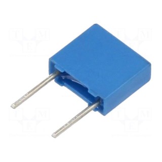 Capacitor: polyester | 0.22uF | 40VAC | 63VDC | 5mm | ±10% | -55÷125°C