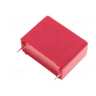 Capacitor: polyester | 220nF | 63VAC | 100VDC | 10mm | ±10% | 4x9x13mm