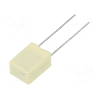 Capacitor: polyester | 4.7uF | 30VAC | 50VDC | Pitch: 5mm | ±10%