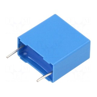 Capacitor: polyester | 10uF | 40VAC | 63VDC | 15mm | ±10% | 18x17.5x9mm