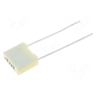Capacitor: polyester | 150nF | 40VAC | 63VDC | 5mm | ±10% | 7.2x2.5x6.5mm