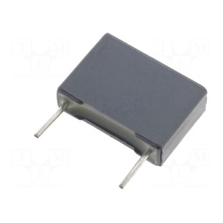 Capacitor: polyester | 330nF | 63VAC | 100VDC | 10mm | ±10% | 13x4x9mm