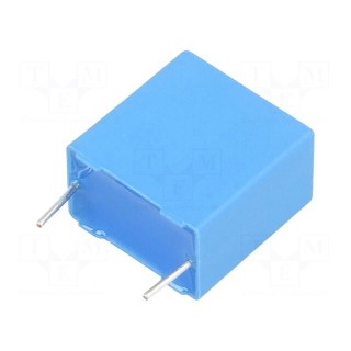 Capacitor: polyester | 1uF | 200VAC | 450VDC | 15mm | ±10% | 18x18.5x11mm