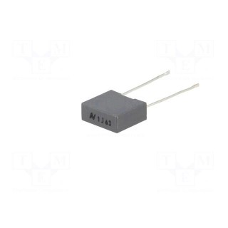 Capacitor: polyester | 1uF | 40VAC | 63VDC | Pitch: 7.5mm | ±5% | 10x4x9mm