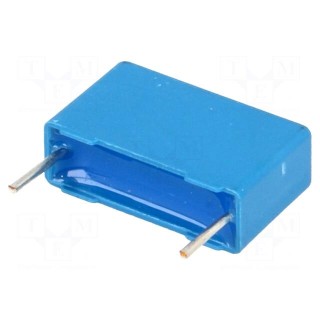 Capacitor: polyester | 1uF | 63VAC | 100VDC | Pitch: 15mm | ±10%