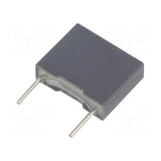 Capacitor: polyester | 2.2nF | 220VAC | 630VDC | 7.5mm | ±10% | 10x3x8mm