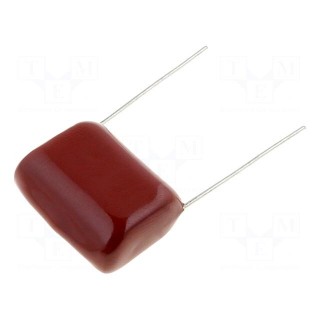 Capacitor: polyester | 2.2uF | 250VDC | Pitch: 20mm | ±10% | 23x12x20mm