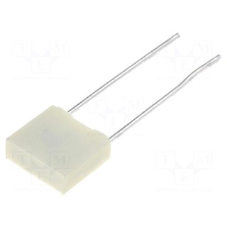 Capacitor: polyester | 1.5nF | 63VAC | 100VDC | Pitch: 5mm | ±5%