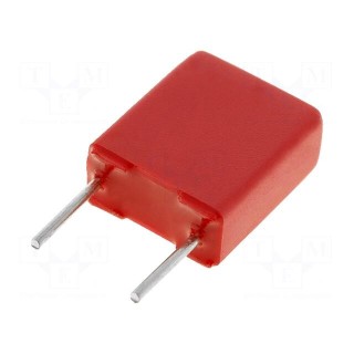 Capacitor: polyester | 220nF | 63VAC | 100VDC | Pitch: 5mm | ±10%