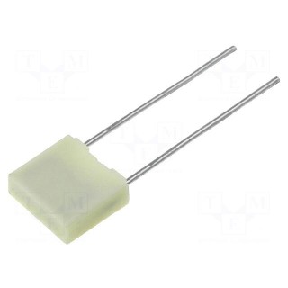Capacitor: polyester | 68nF | 63VAC | 100VDC | 5mm | ±5% | 7.2x2.5x6.5mm