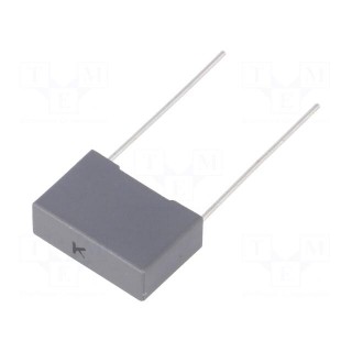 Capacitor: polyester | 22nF | 250VAC | 1kVDC | Pitch: 15mm | ±10%