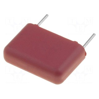 Capacitor: polyester | 22nF | 400VAC | 630VDC | 10mm | ±20% | 4x9x13mm