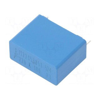 Capacitor: polyester | 22uF | 63VAC | 100VDC | 27.5mm | ±10% | -55÷125°C